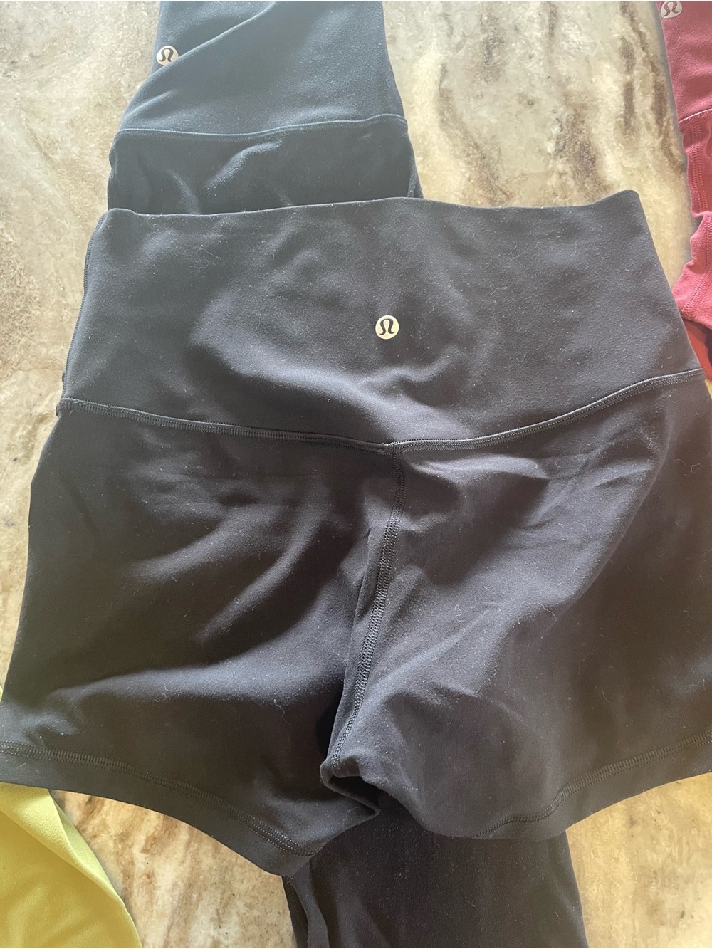 lululemon athletica Black High-Rise Bike Shorts 4”